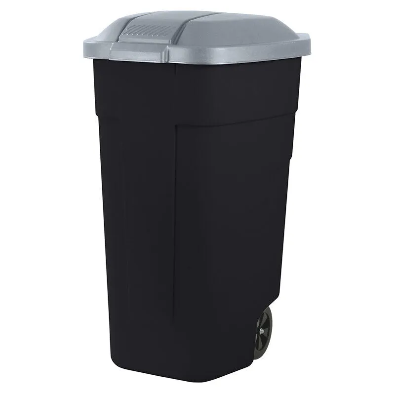 Cleanil VB 290143 mobiele container 110 liter zwart polypropyleen