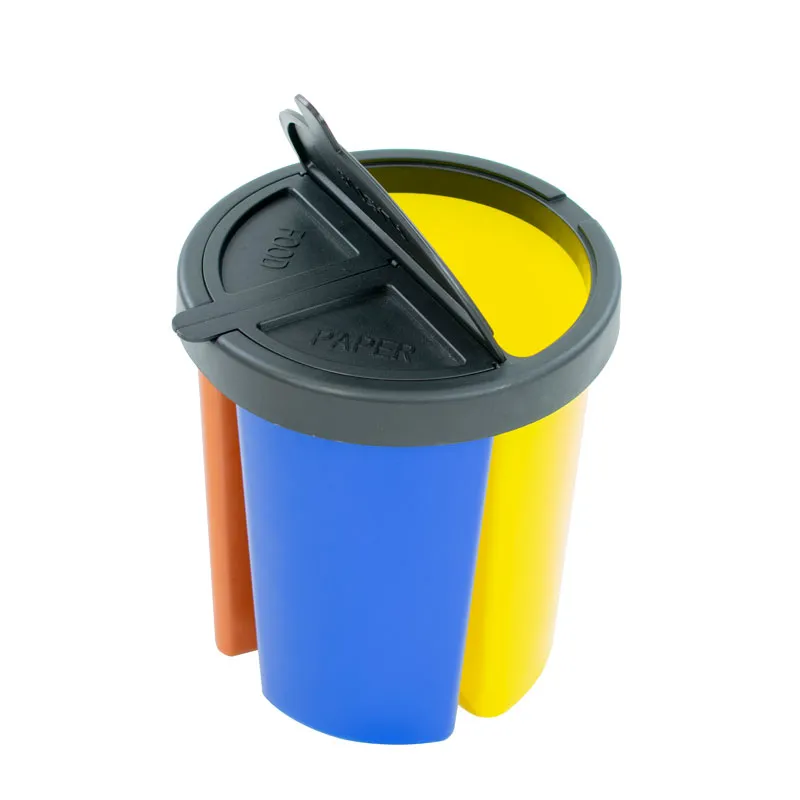 Cleanil Eco Bin recyclingset 15L zwart geel VB 049615