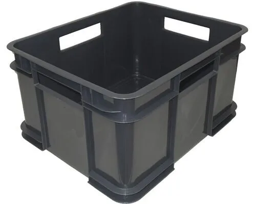 Cleanil Eurobox XL opbergbox 30 liter zwart kunststof