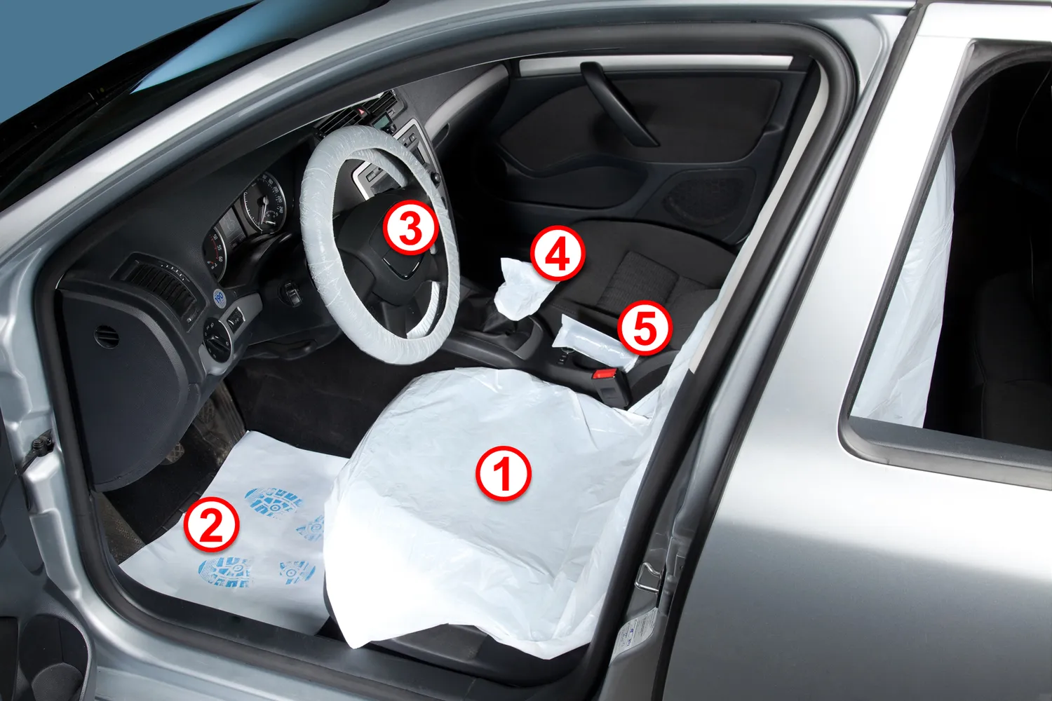 Elos PKW Clean Set 5 in 1 autoverzorgingsset