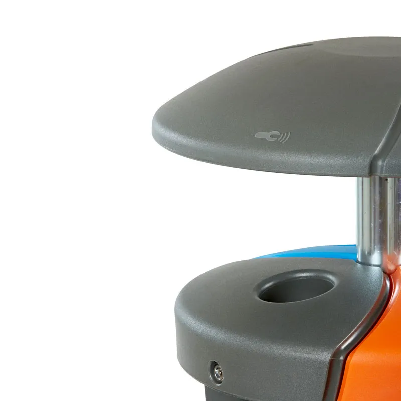 Phoenix VB 188161 buitenafvalbak 3x50L grijs-blauw-oranje