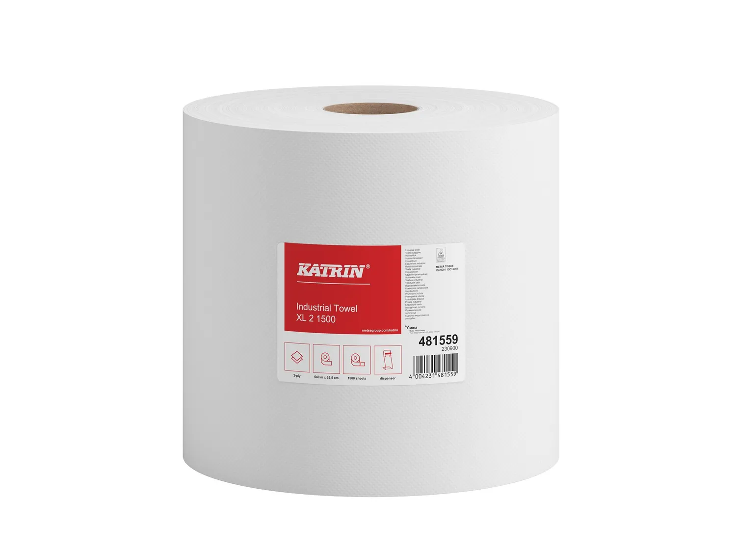 Katrin Industrial Towel poetsrol laminated