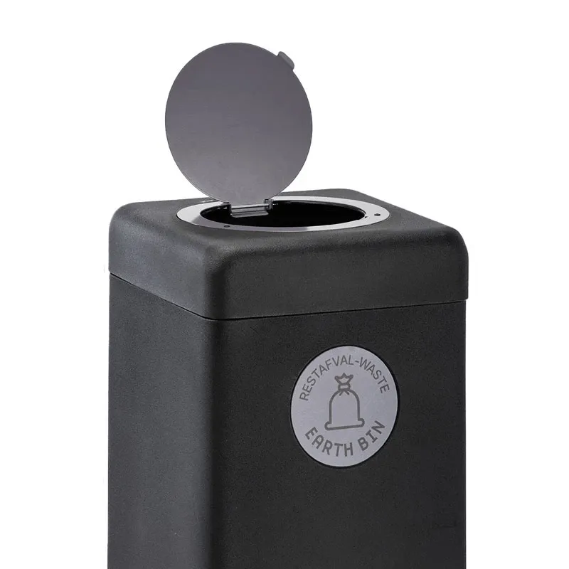 Cleanil EarthBin VB 828854 afvalbak 90 liter zwart