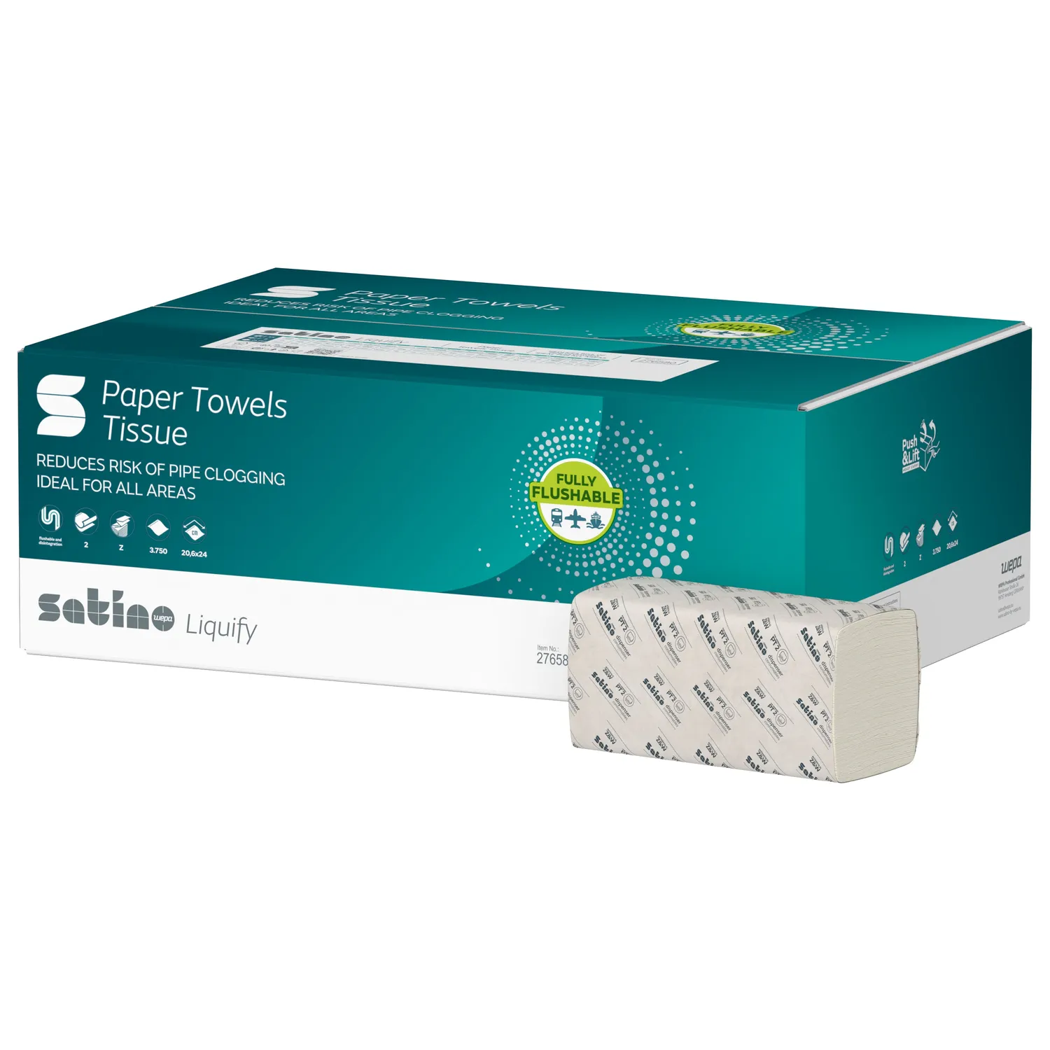 Satino Liquify handdoekpapier Z-vouw