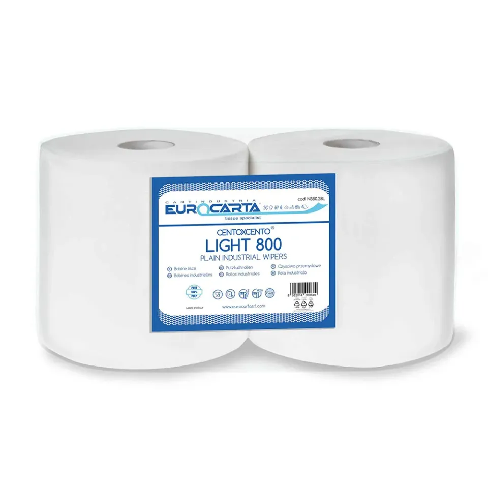Eurocarta Light 800 handdoekrol papier voor dispenser