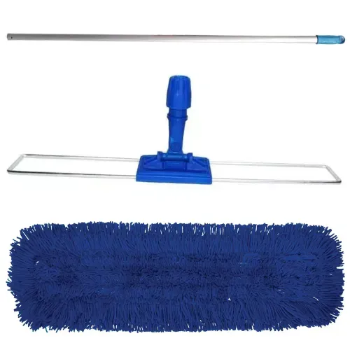 Clenli Stofmopset 60cm 3-delig met steel voor droog stofwissen