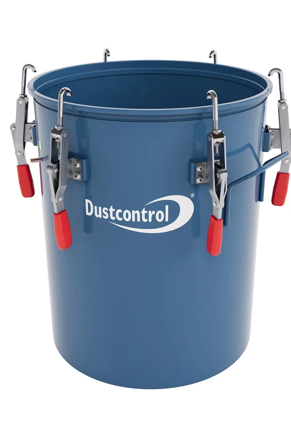 Dustcontrol DC container blauw 60 liter M met haken