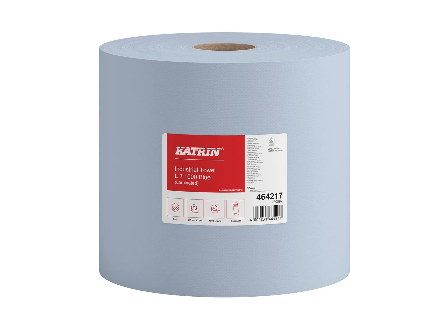 Katrin Industrial Towel poetsrol laminated