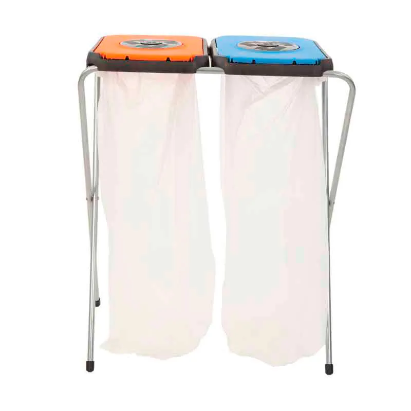 Cleanil EKOthinks 2 afvalzakhouder blauw oranje VB 211302