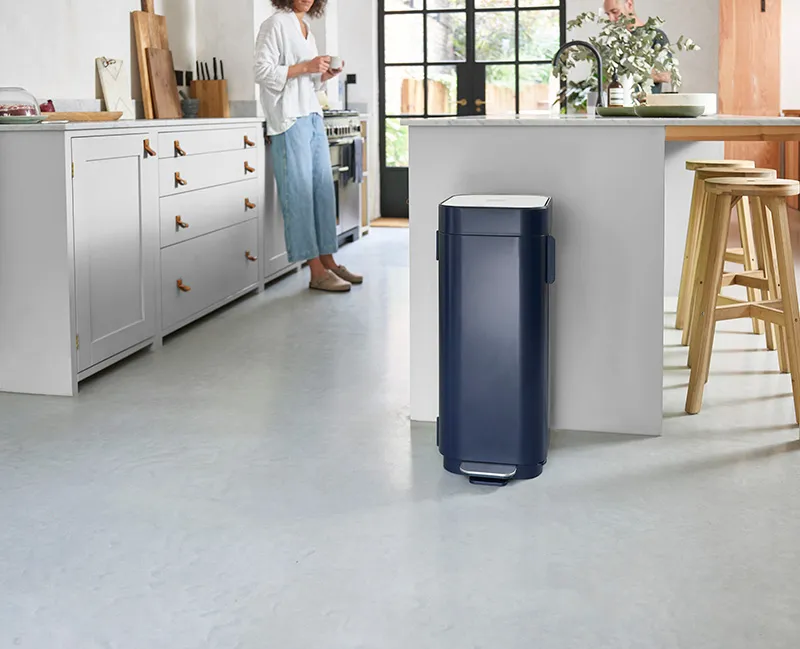 Cleanil Porta VB 004434 pedaalemmer 40 liter blauw koolstoffilter