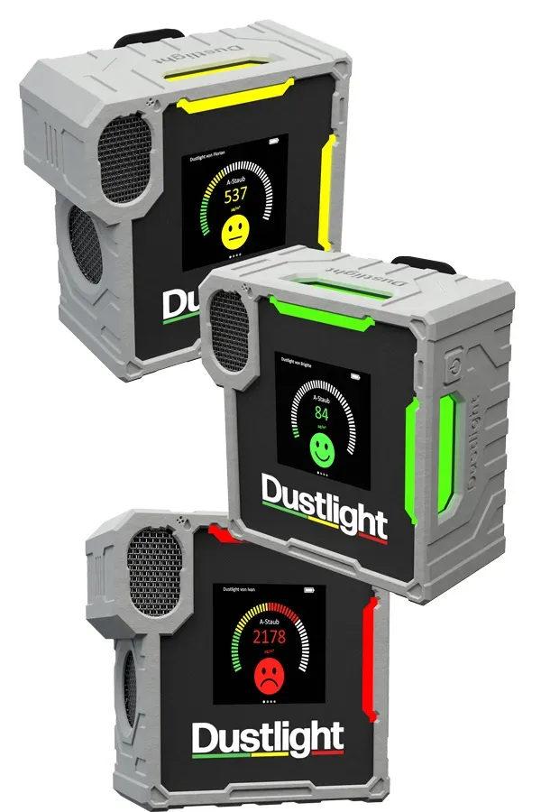 Dustcontrol Dustlight fijnstofmeter draagbaar realtime