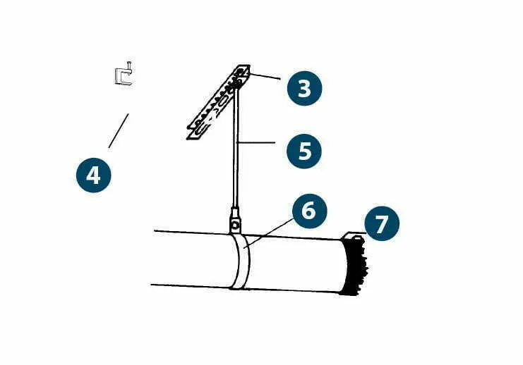 Dustcontrol montageaccessoires voor afzuigsystemen