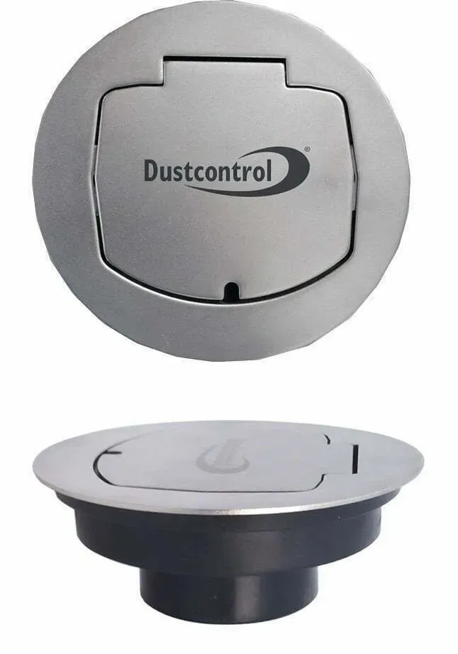 Dustcontrol cleanroom wand- en vloeruitlaat X38/50 RVS