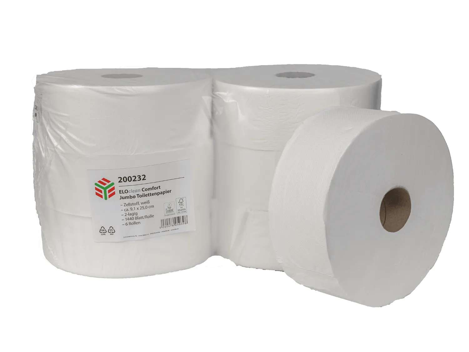 ELOclean Comfort Jumbo toiletpapier jumborol zacht