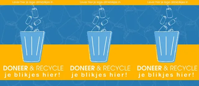 Cleanil CANman Wikkel voor blikjesinzameling