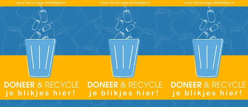 Cleanil CANman Wikkel voor blikjesinzameling