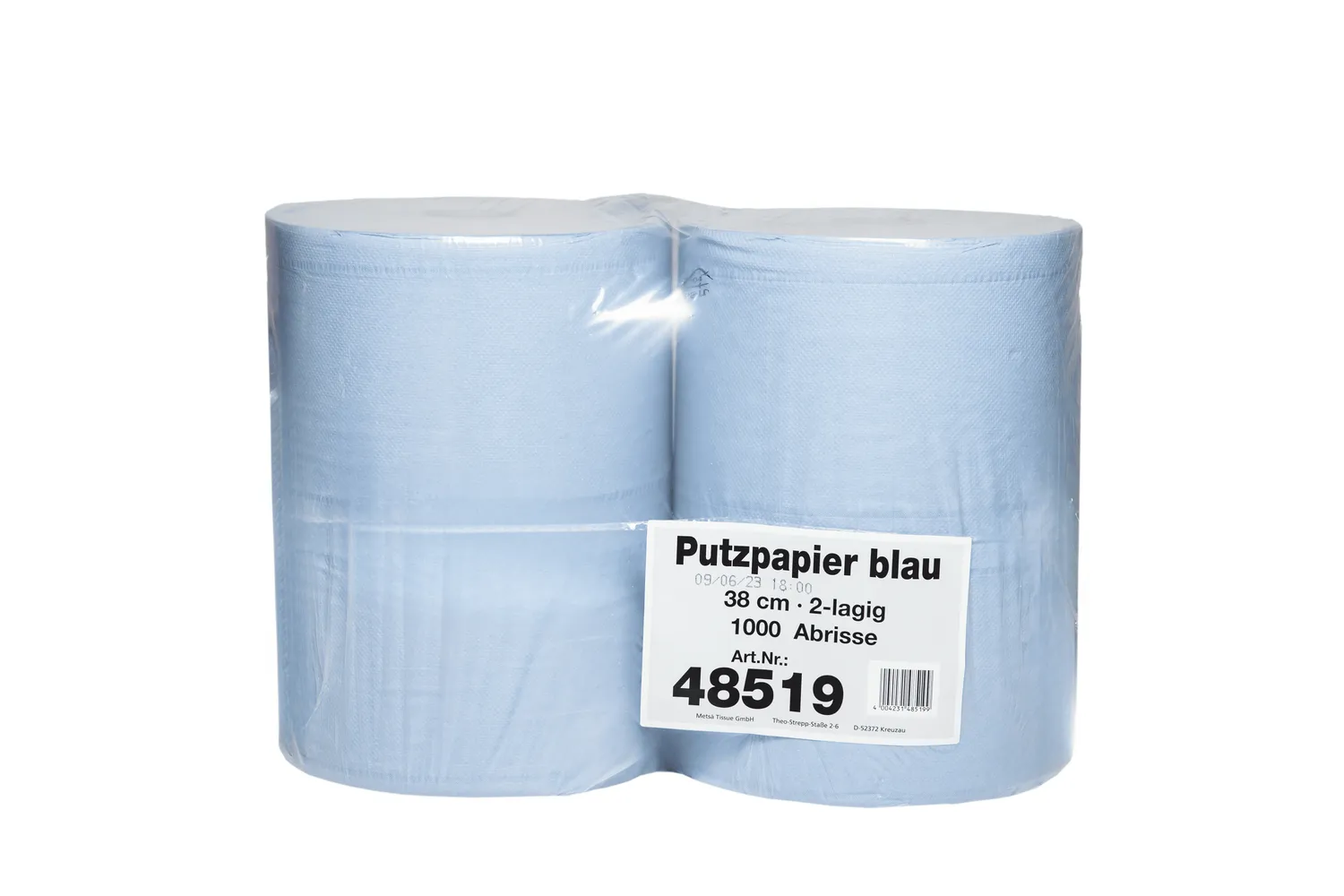 Elos Putzpapier Blue poetsrol blauw