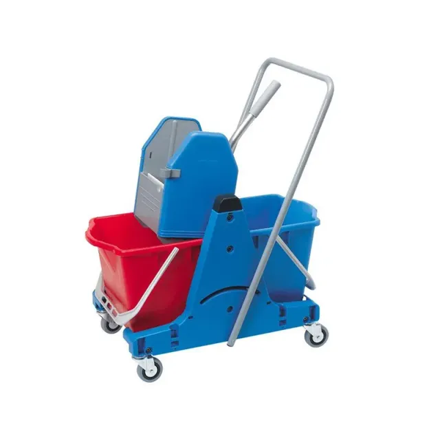 AVET SaniDuo A2 dubbele mopemmer met pers 2x18 liter