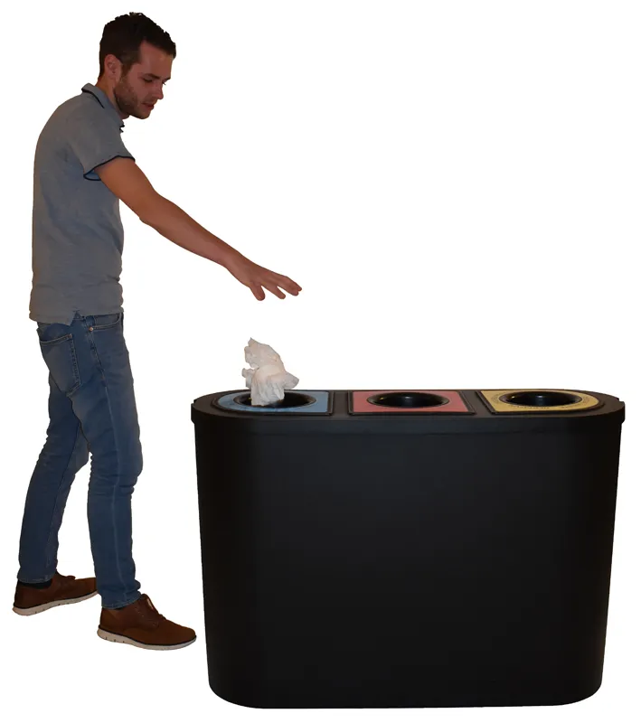 Cleanil Triomf VB 716357 afvalscheidingsunit zwart