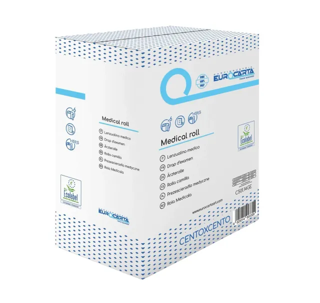 Eurocarta C501.14GE medische papierrol bankpapier