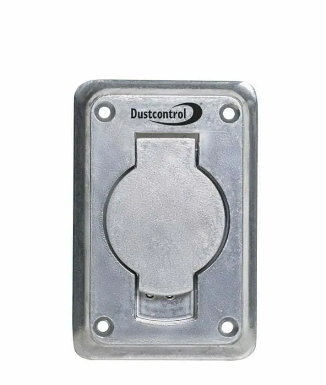 Dustcontrol 3230 wandventiel afzuigslang 38/50 mm aluminium