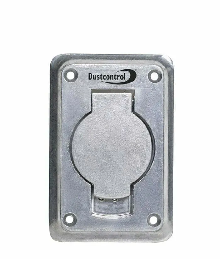 Dustcontrol 3230 wandventiel afzuigslang 38/50 mm aluminium