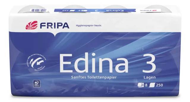 Edina toiletpapier zacht klassiek