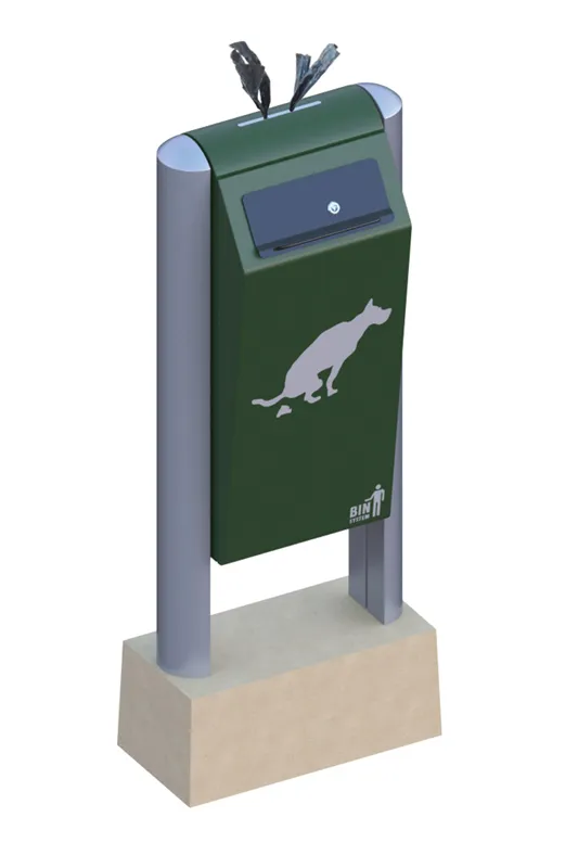 Cleanil VB 711611 hondenpoepbak 60 liter aluminium