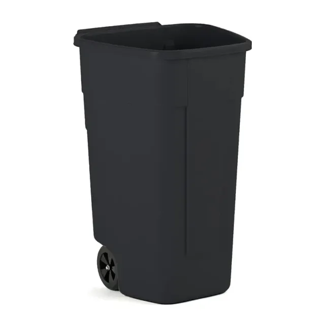 Cleanil VB 290143 mobiele container 110 liter zwart polypropyleen