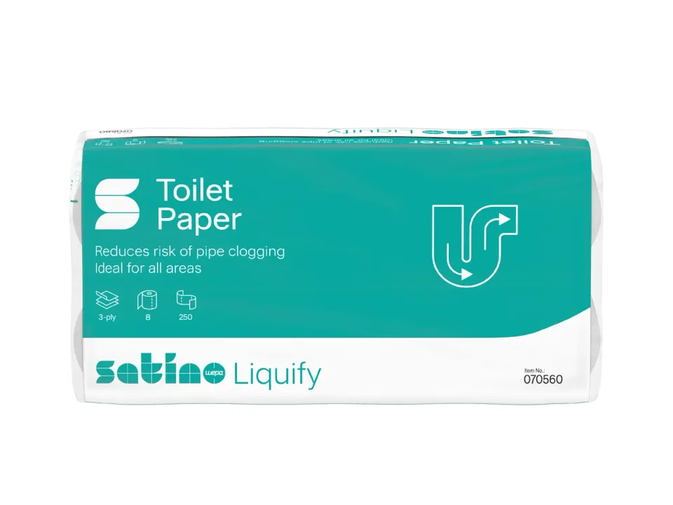 Satino Liquify toiletpapier snel oplosbaar