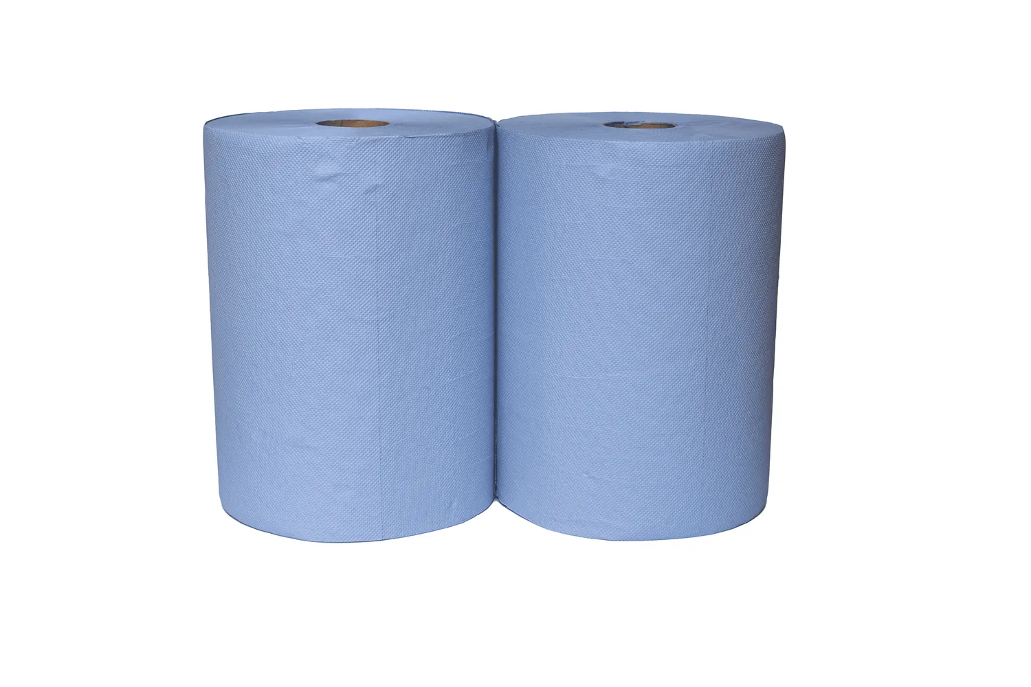 ELOS blue laminated poetspapier blauw