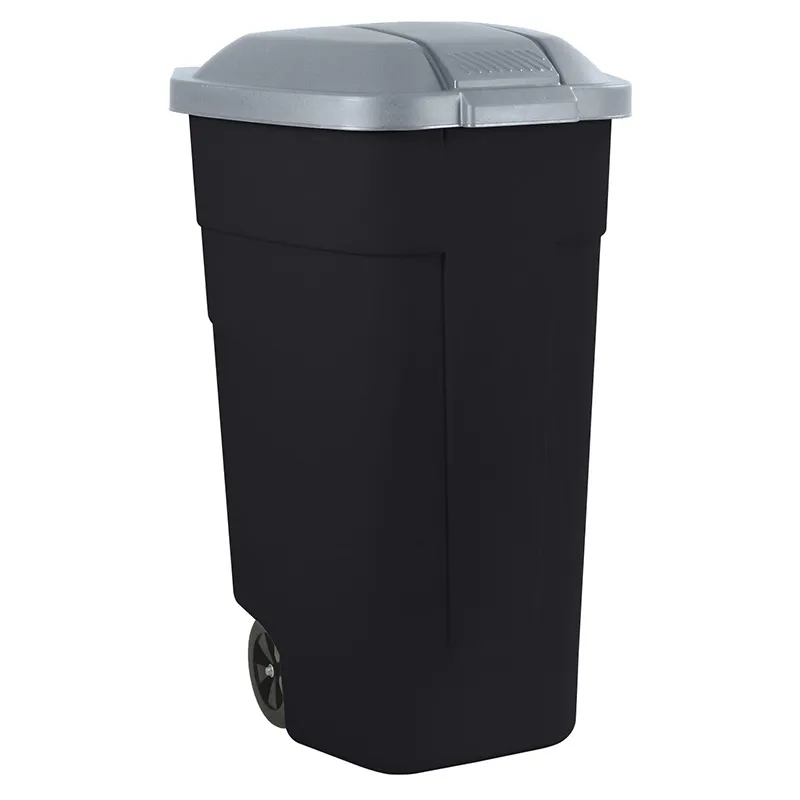 Cleanil VB 290143 mobiele container 110 liter zwart polypropyleen