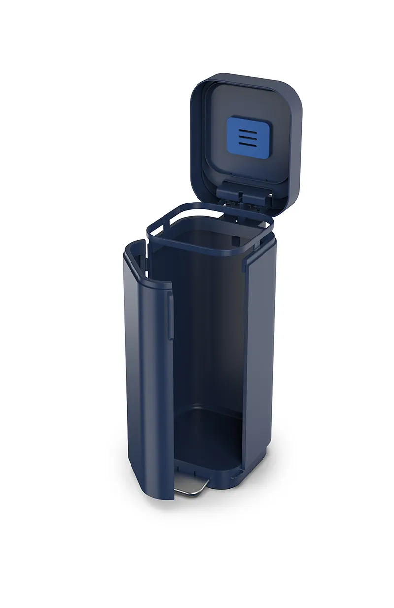 Cleanil Porta VB 004434 pedaalemmer 40 liter blauw koolstoffilter