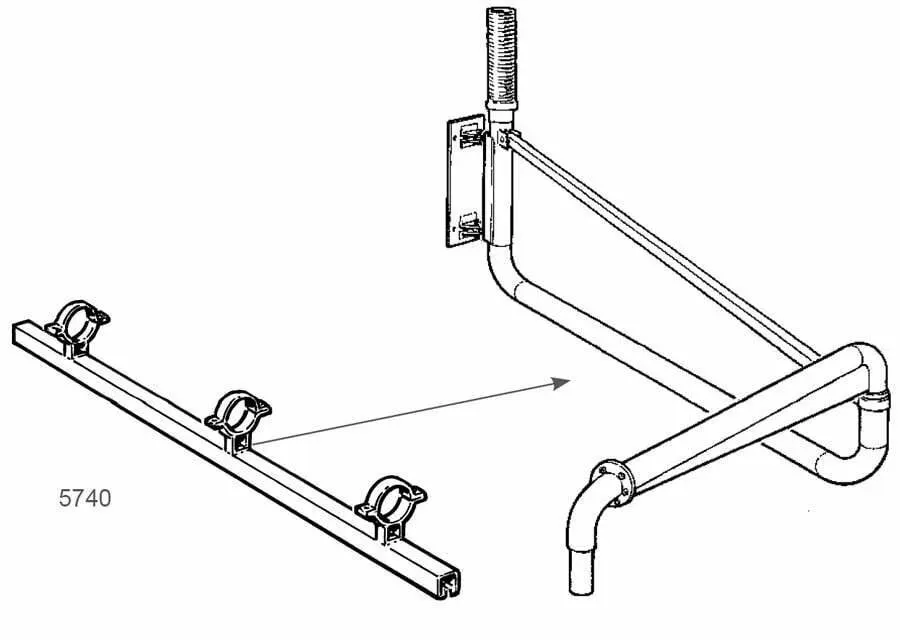 Dustcontrol Swingarms zwenkarm