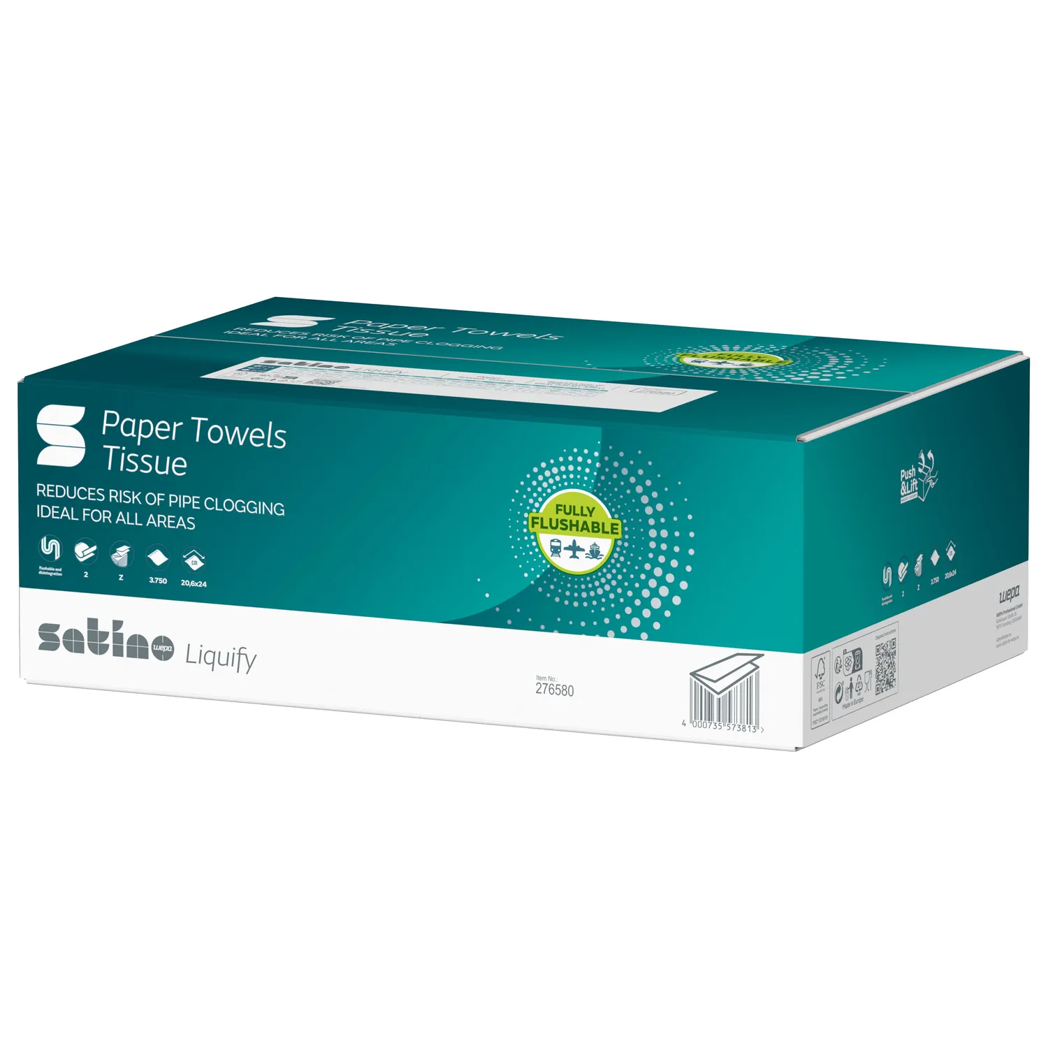 Satino Liquify handdoekpapier Z-vouw