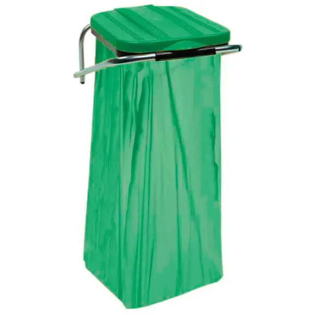 Cleanil Wallfix VB 210801 afvalzakhouder groen voor wand