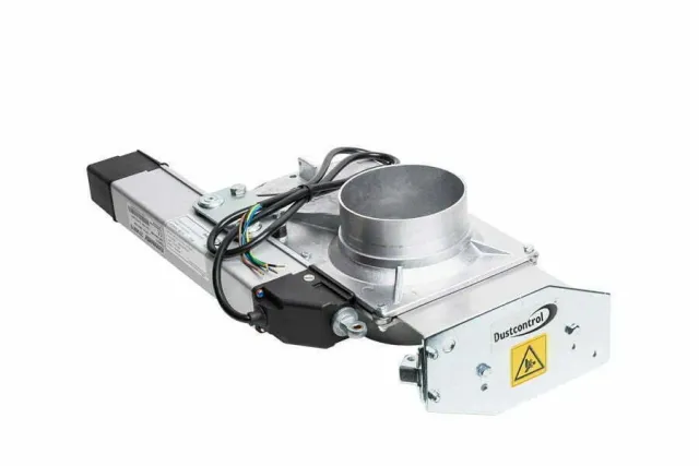 Dustcontrol schuifklep elektrisch 76EL 230V afsluiter