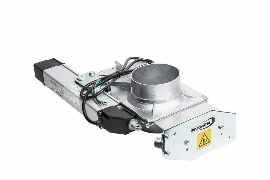 Dustcontrol EL afsluitklep 230V elektrisch automatisch