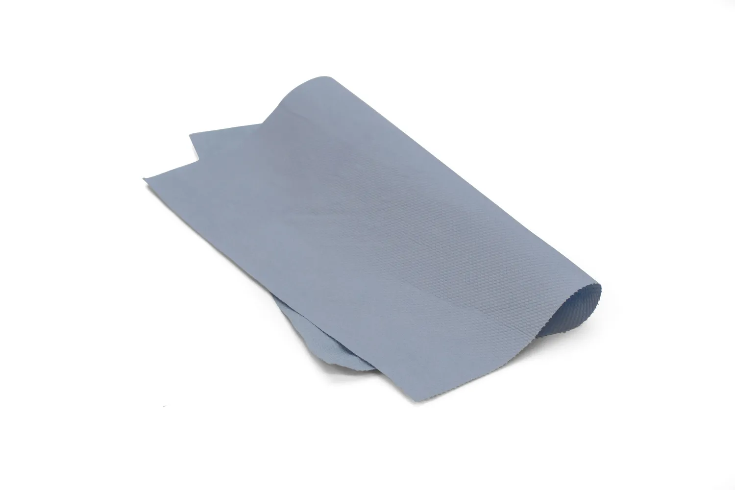 ELOS blue laminated poetspapier blauw