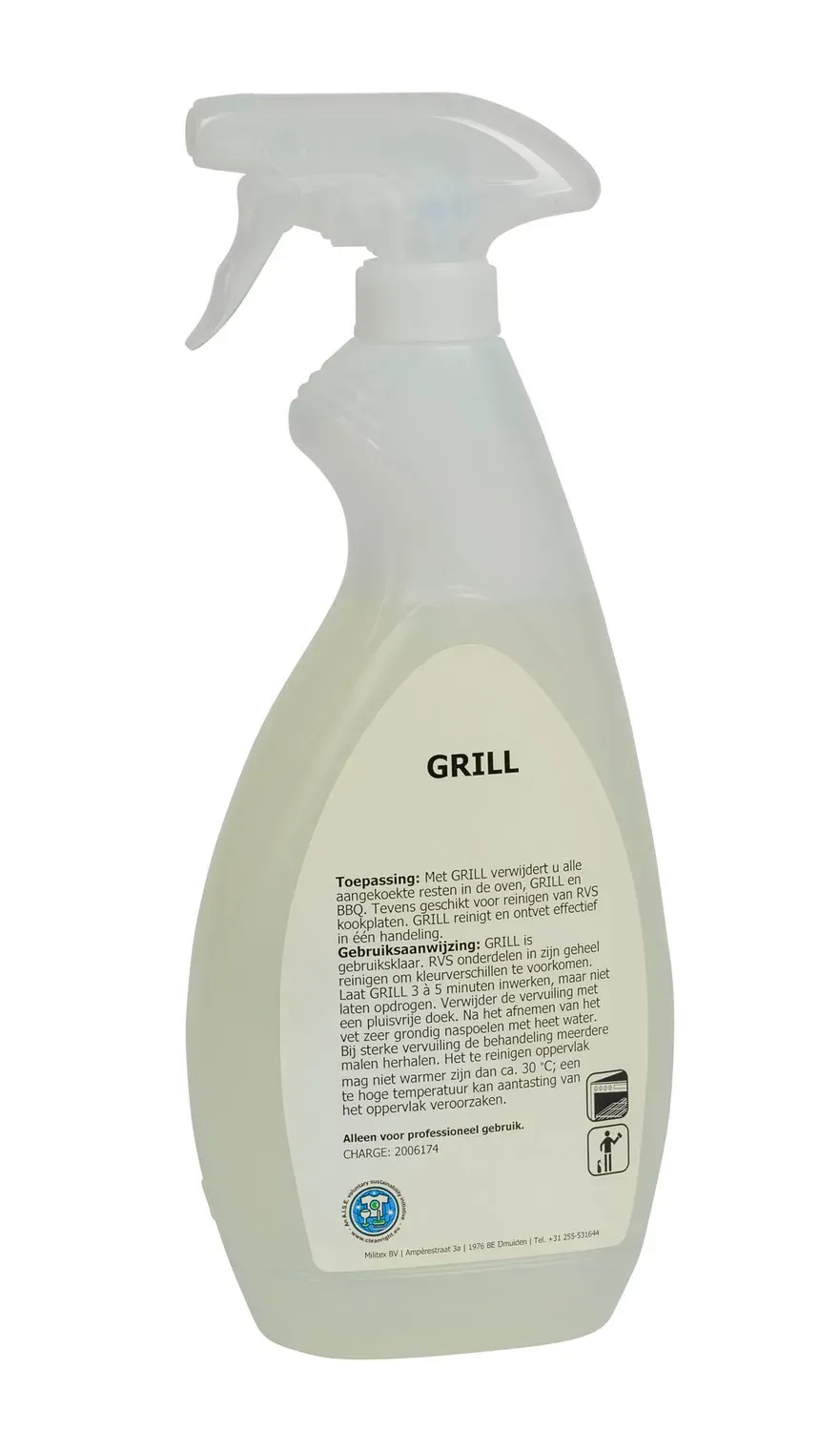Cleanil ECF005 grillspray 750ml sterk alkalisch