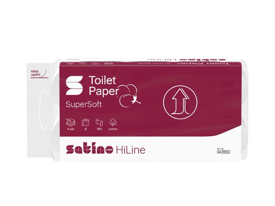 Satino HiLine toiletpapier met katoenvezels zacht