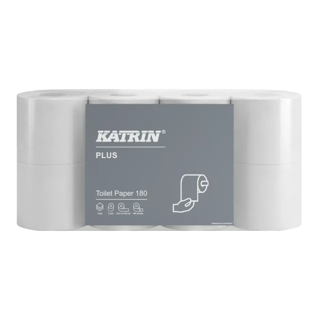 Katrin Plus toiletpapier 180 zacht wit