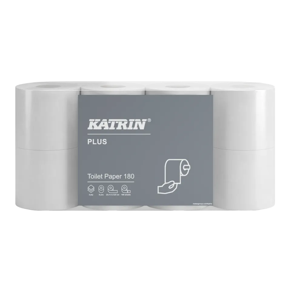 Katrin Plus toiletpapier 180 zacht wit