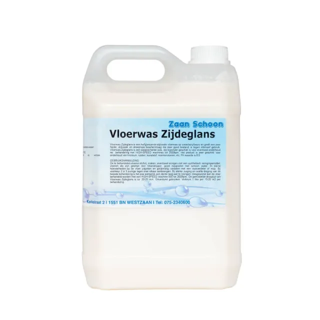 ZaanSchoon Vloerwas Zijdeglans jerrycan