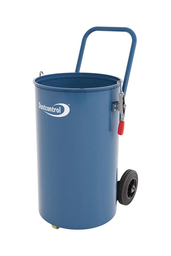 Dustcontrol DC container blauw 60 liter M met haken