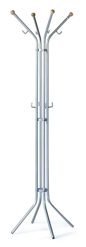 Cleanil staande kapstok 175cm grijs metaal VB 215073