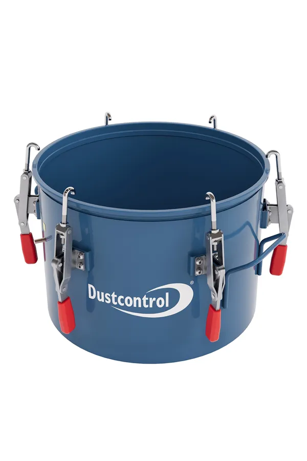 Dustcontrol DC container blauw 60 liter M met haken