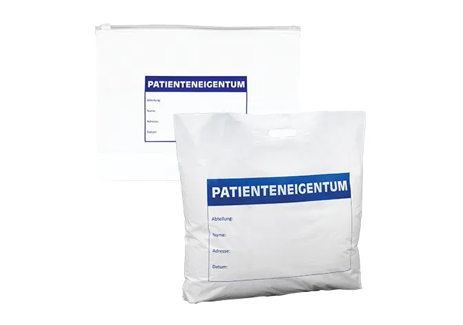 Elos tas voor patiënteigendommen transparant