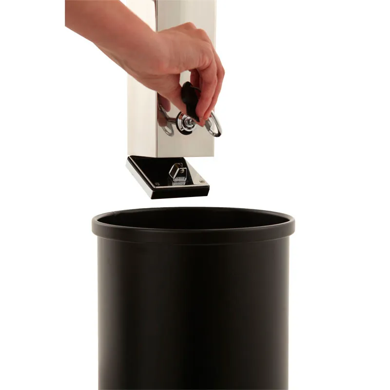 Cleanil 659975 wandasbak zuil vierkant RVS