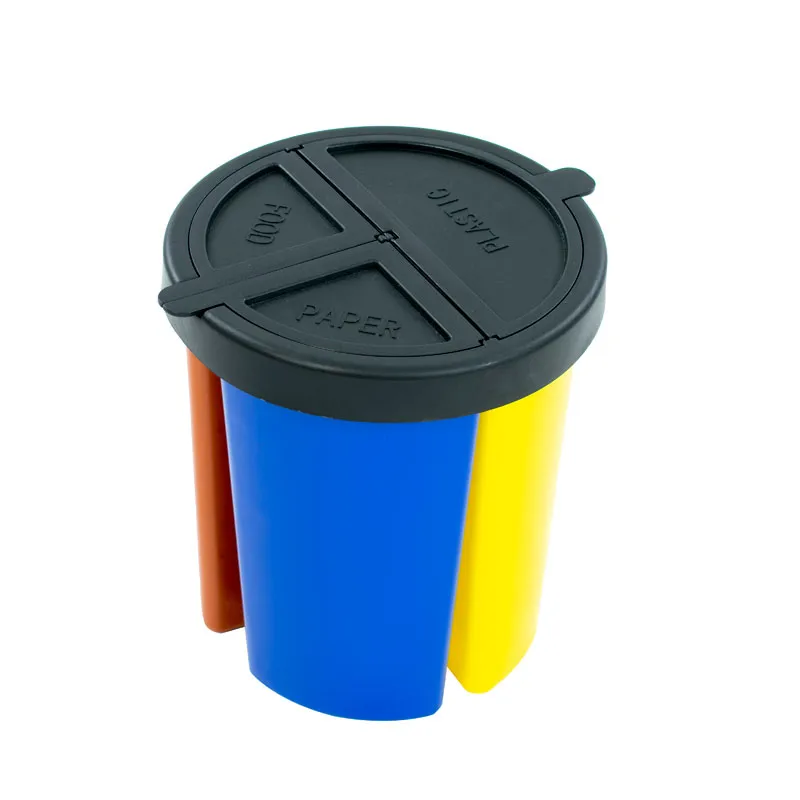 Cleanil Eco Bin recyclingset 15L zwart geel VB 049615
